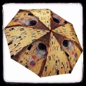 🛍 “The Kiss” Galleria Folding Umbrella in Gift Box